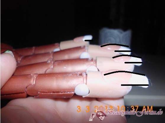 2 Neue Modellage mit French in Anfänger Nageldesign