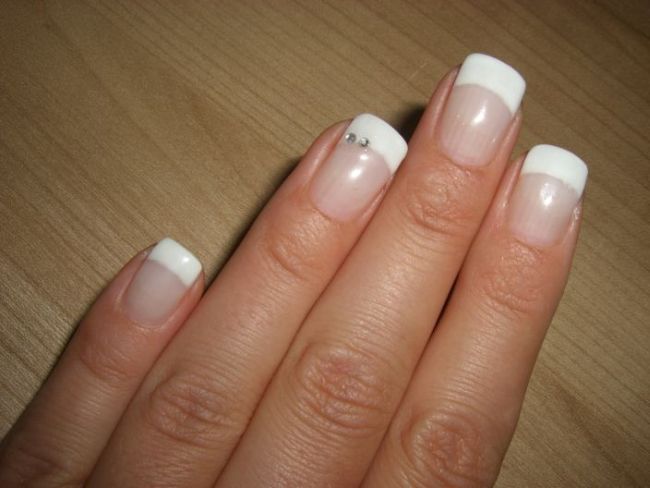 von vorne 1.Modellage an mir selbst-Versieg.gel glänzt nicht in Anfänger Nageldesign