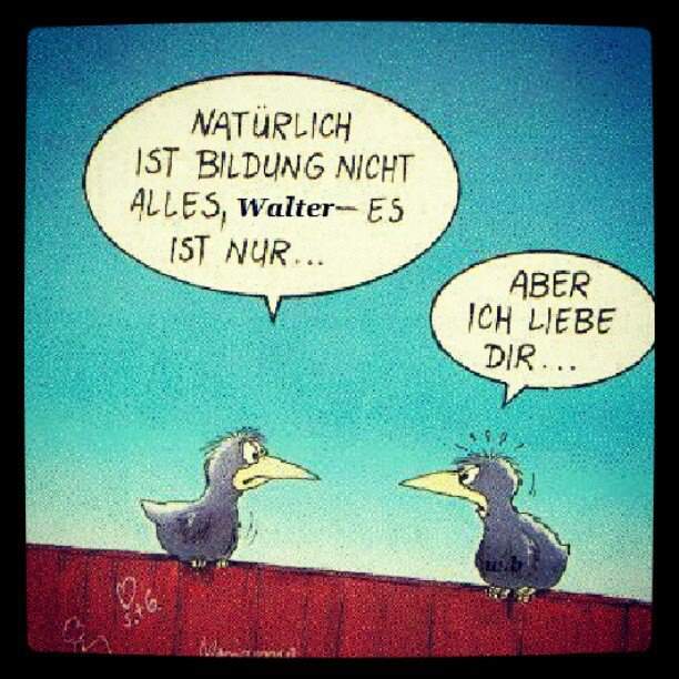 walther Wort des Tages, was Euch zum lachen brachte. in Small Talk